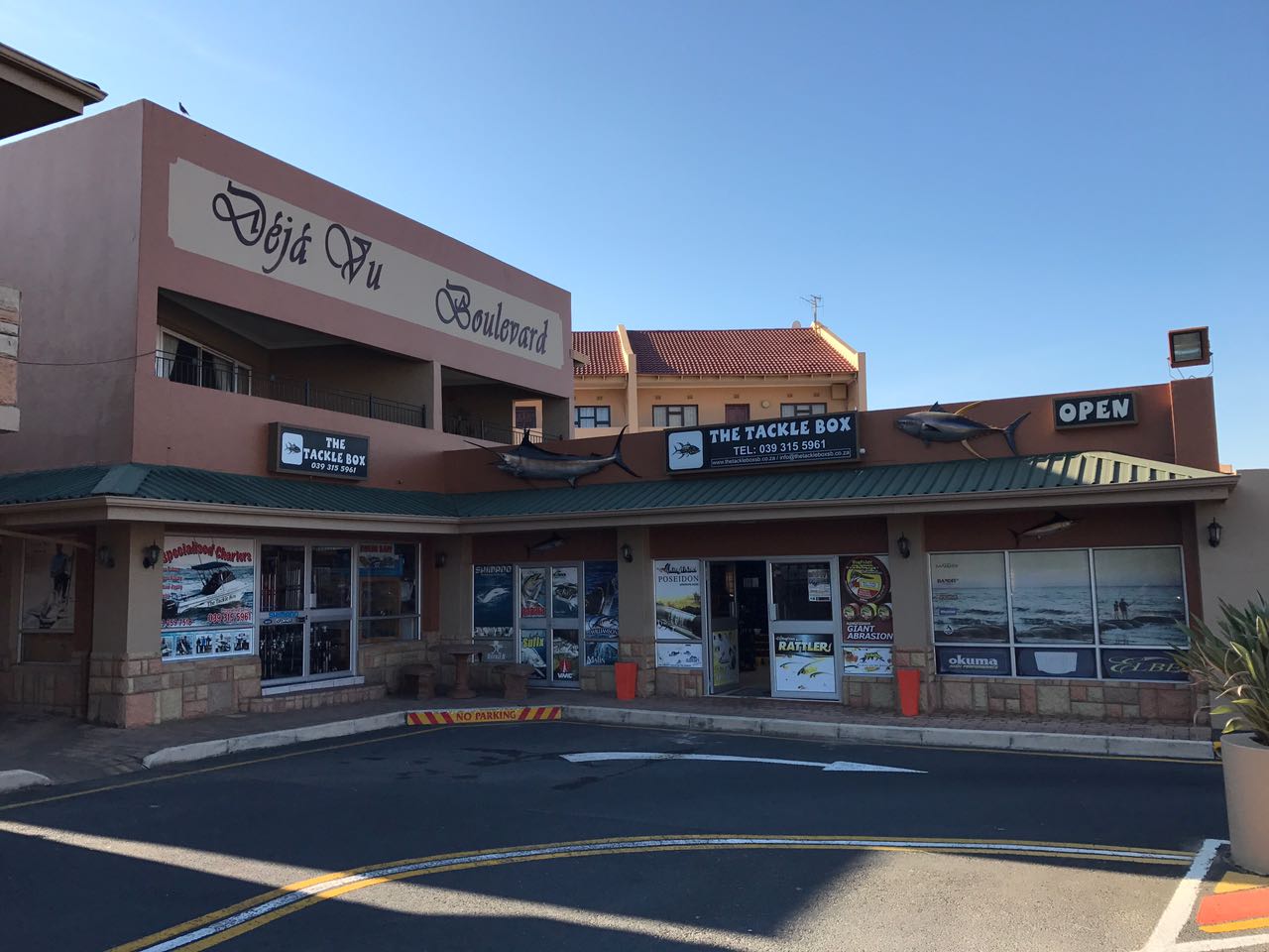 The Tackle Box shop front in Shelly Beach